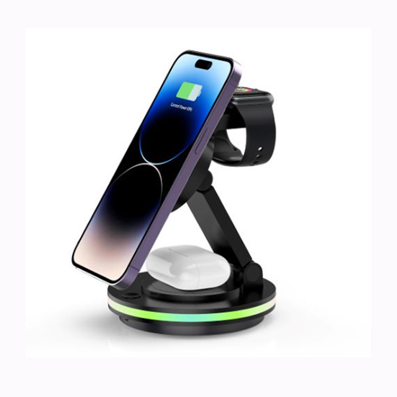 180 Degree Rotation & 4 in 1 & Foldable & Magnetic Wireless Charger---X548